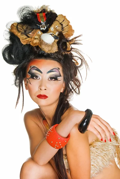 Portrét asijské krásy — Stock fotografie