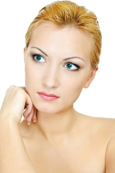 Face of pretty girl — Stock Photo, Image