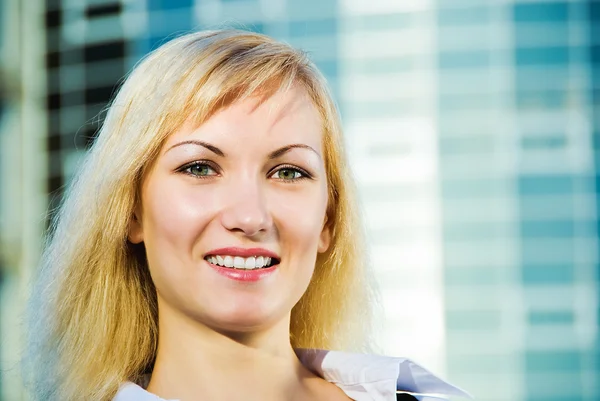 Portrait of business lady — Stock Photo, Image