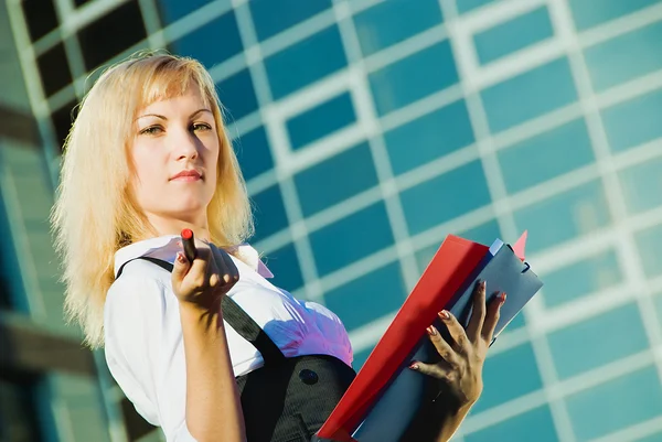 Young business woman — Stock Photo, Image