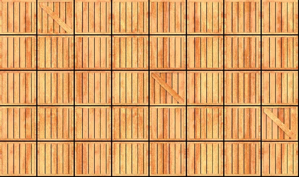 Rows of boxes texture (tiled) — Stock Photo, Image