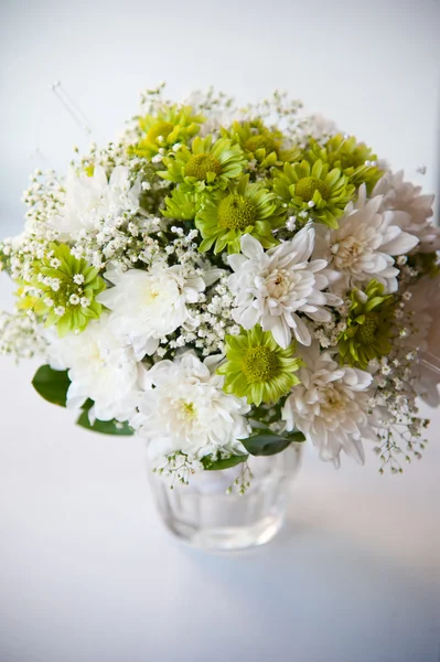 stock image Brides bouquet on the window