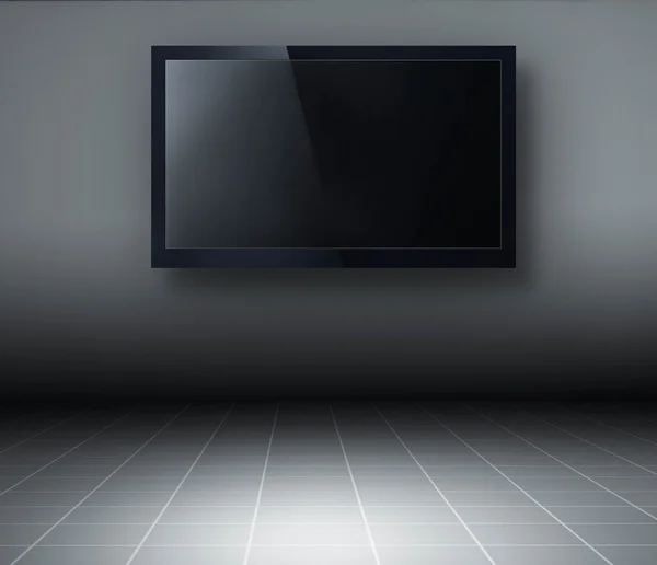 TV i rummet — Stockfoto