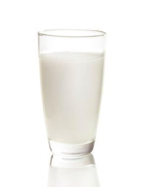 Glass of milk clipart