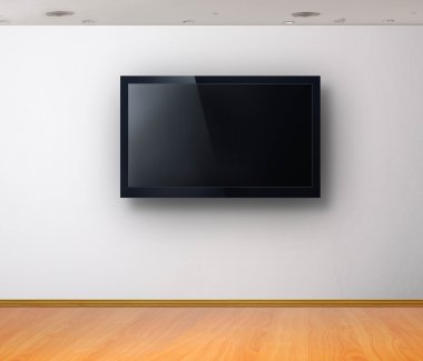 TV in the room clipart