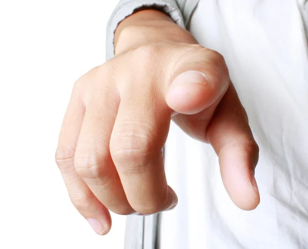 Hand pointing — Stock Photo, Image