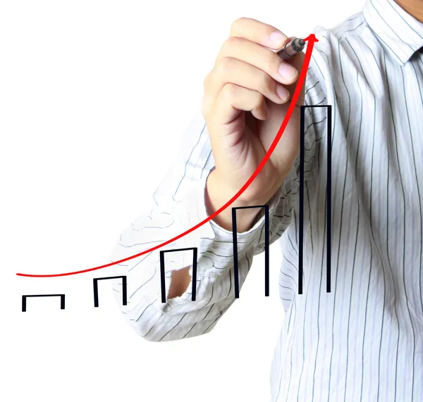 Stock image Drawing a graph