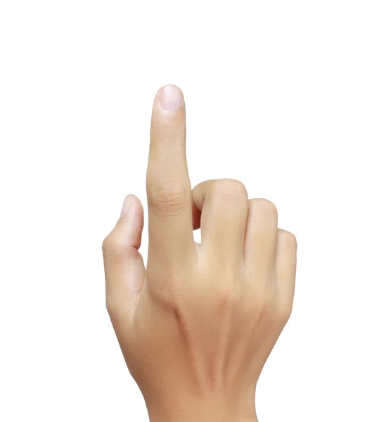 Güzel işaret parmağı — Stok fotoğraf