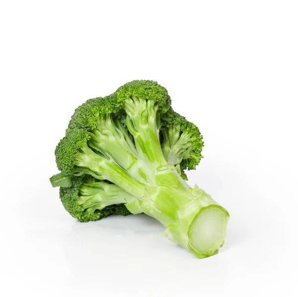 Beyaz arkaplanda brokoli — Stok fotoğraf