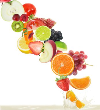 Fruits juice clipart