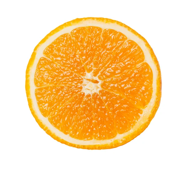 Oranje op witte achtergrond — Stockfoto