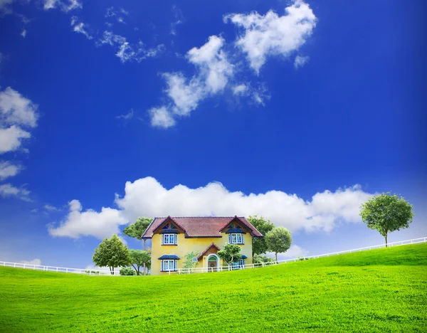 Colorful classic house — Stock Photo, Image