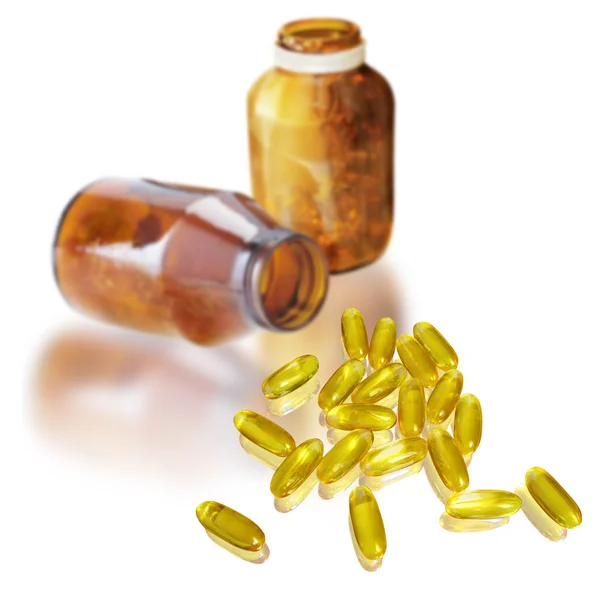 Pilule jaune Vitamine — Photo