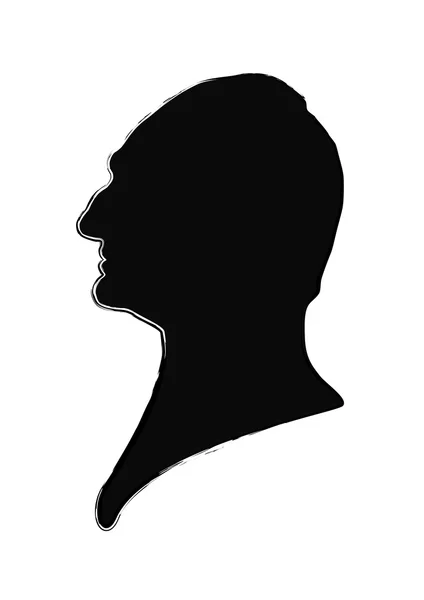 Silhouette of man — Stock Vector