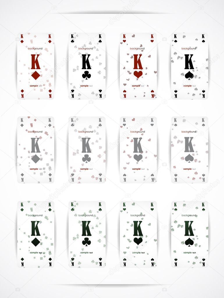 Business card as a playing card