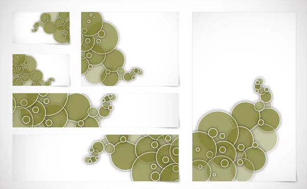 afiş ve arka plan ile kartvizit