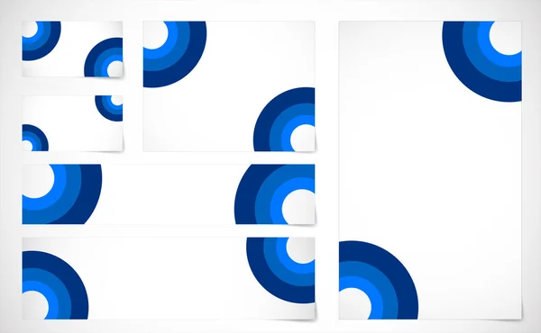Bannières avec fond abstrait — Image vectorielle