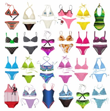 Set of swimsuit clipart