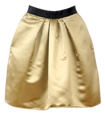 Golden skirt clipart