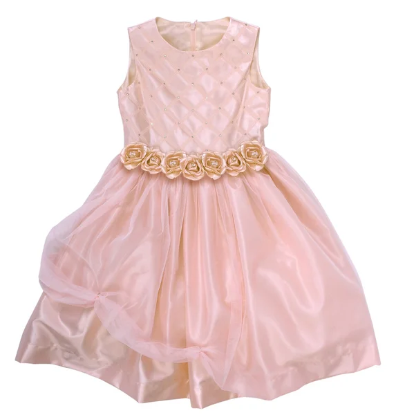 장미와 핑크 드레스 — 스톡 사진