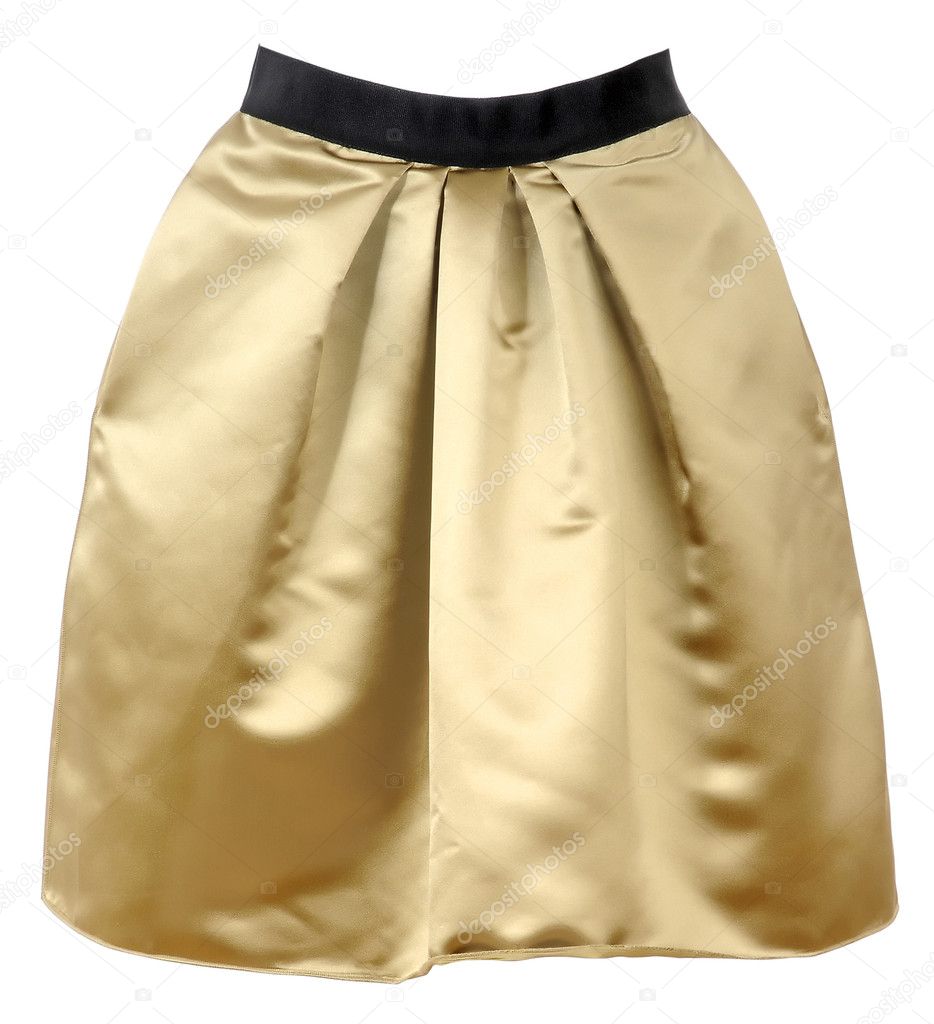 Golden skirt