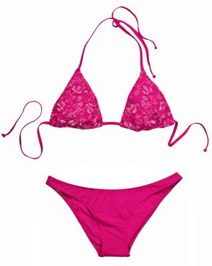 Pink swimsuit clipart