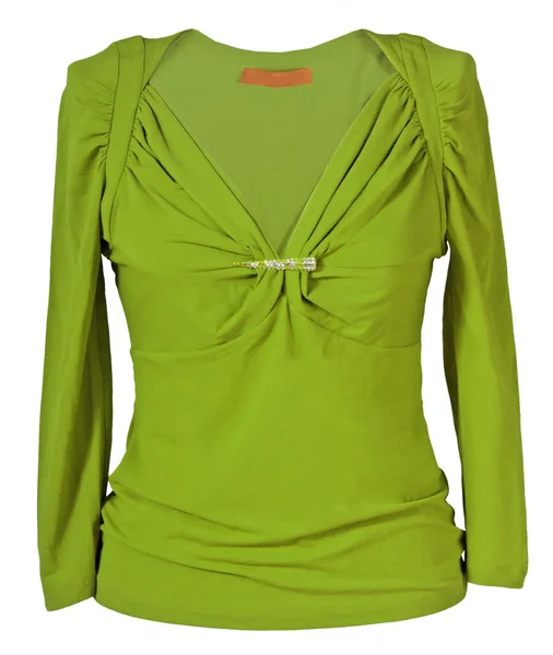 Blusa verde — Fotografia de Stock