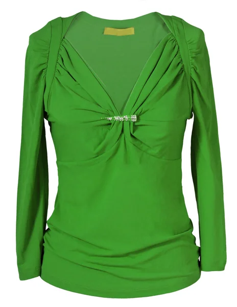 Blusa verde — Fotografia de Stock