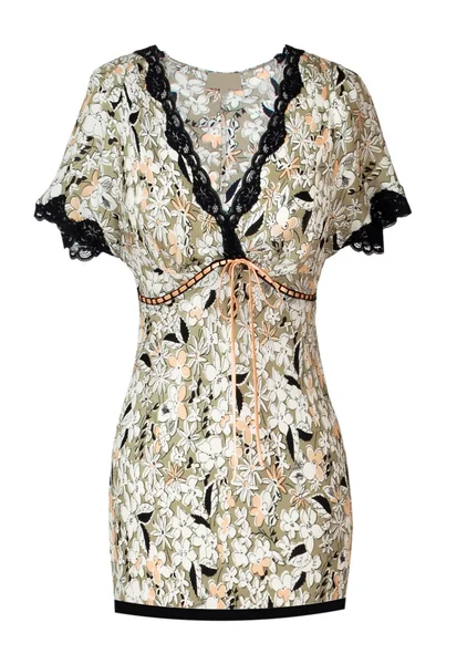 Summer dress isolated on white — Stockfoto