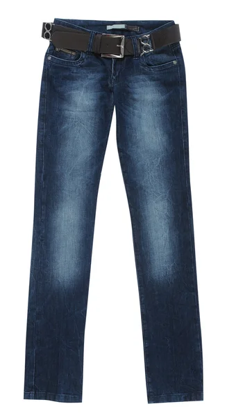 Сині джинси — стокове фото