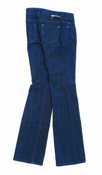 Голубые джинсы — стоковое фото