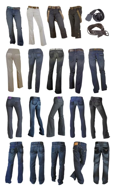 Coleção de jeans — Fotografia de Stock