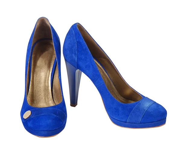 Blaue Schuhe — Stockfoto