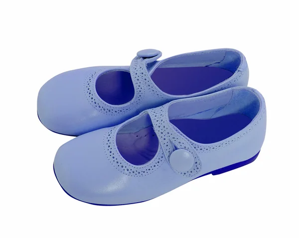 Blaue Schuhe — Stockfoto