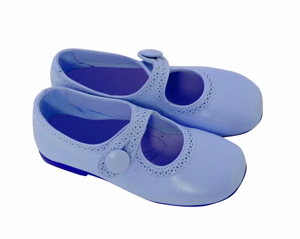 Blue shoes — Stock Photo, Image