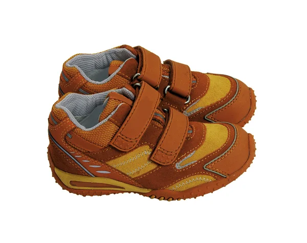 Brown sport shoes — Stock Photo, Image