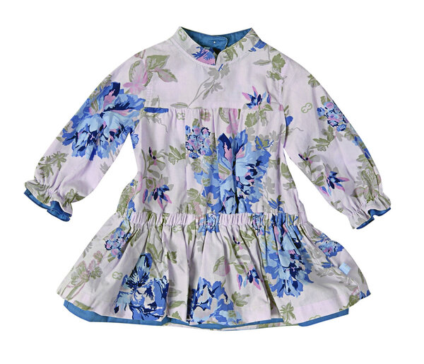 голубое платье
