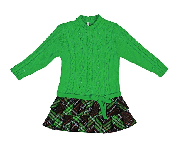 Grön klänning绿色的裙子 — Stockfoto
