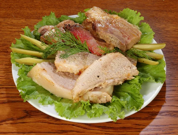 Meat salad — Stock Photo, Image