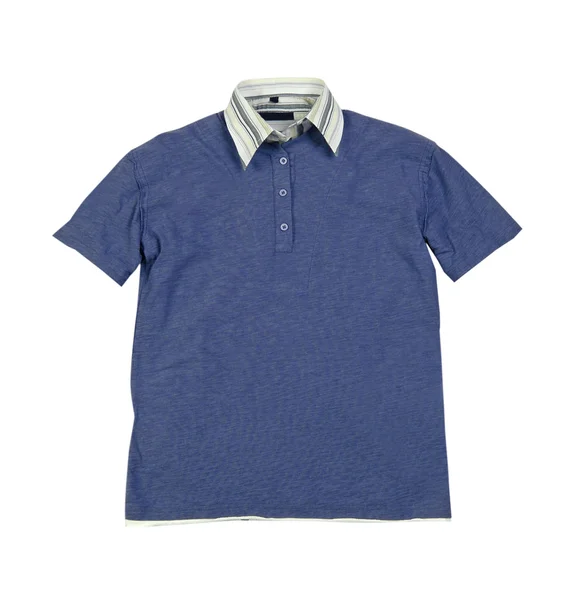 Blauw shirt — Stockfoto