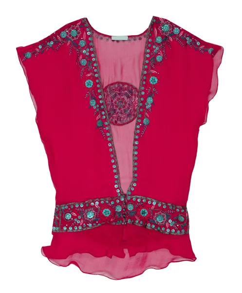 Красная блузка — стоковое фото