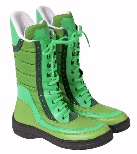 Зелений чоботи — стокове фото