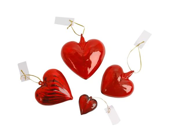 Stock image Red hearts