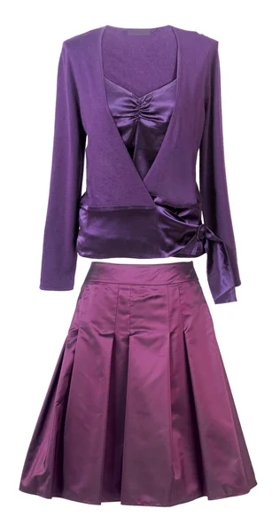 Chaqueta y falda violeta — Foto de Stock