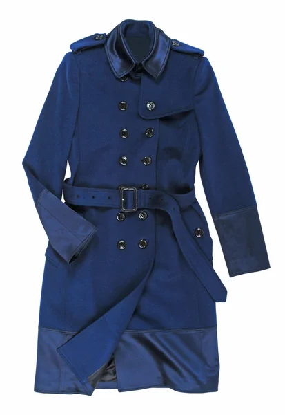 Modrý kabát — Stock fotografie