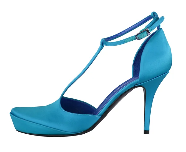 Blauer Schuh — Stockfoto