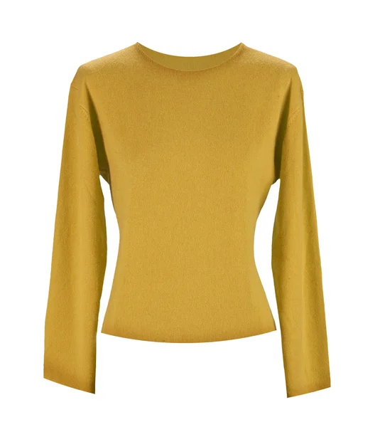 Желтый свитер — стоковое фото