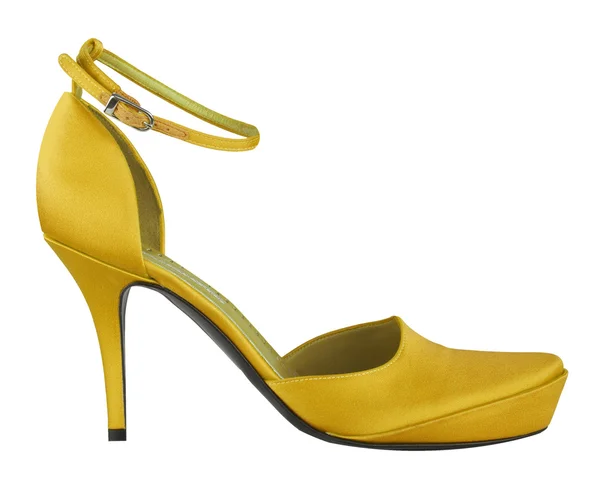 Желтая обувь — стоковое фото