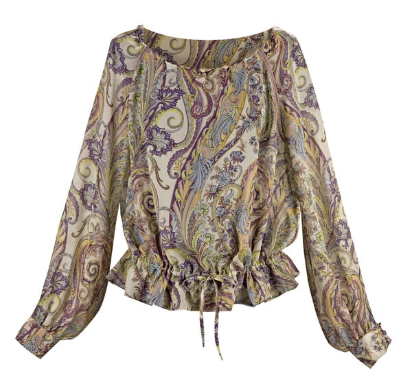 рубашка из золотых цветов
