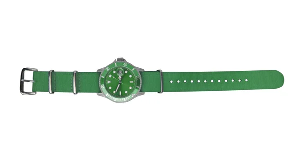 Зеленые часы — стоковое фото